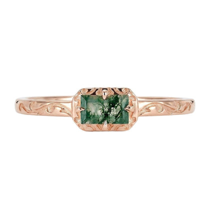 18K Rose Gold Plated, 10K Solid Rose Gold