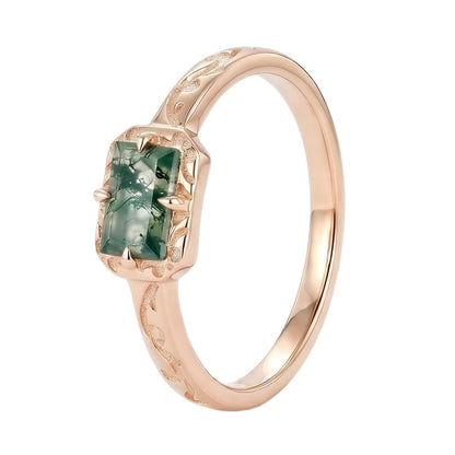 18K Rose Gold Plated, 10K Solid Rose Gold