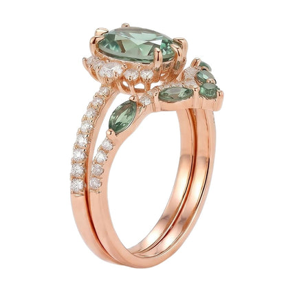 18K Rose Gold Plated, 10K Solid Rose Gold