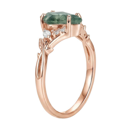 18K Rose Gold Plated, 10K Solid Rose Gold
