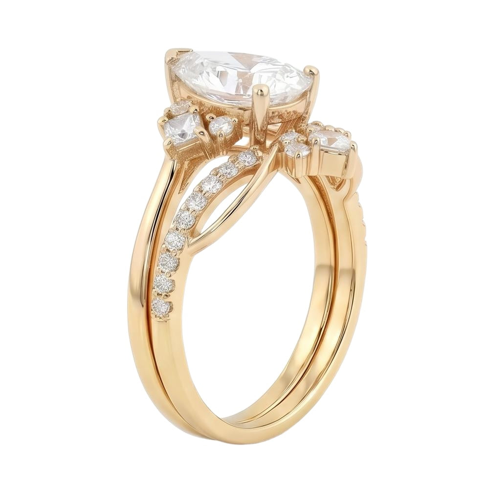 18K Yellow Gold Plated, 10K Solid Yellow Gold