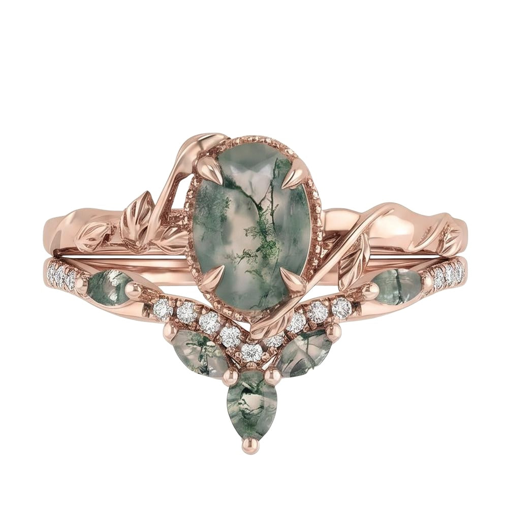 18K Rose Gold Plated, 10K Solid Rose Gold