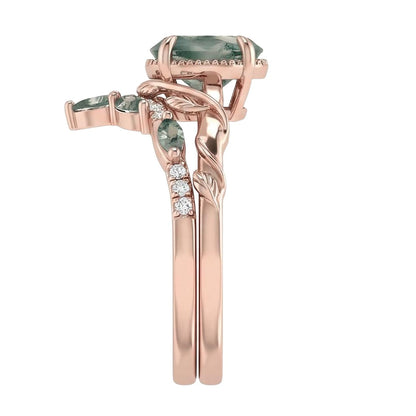 18K Rose Gold Plated, 10K Solid Rose Gold