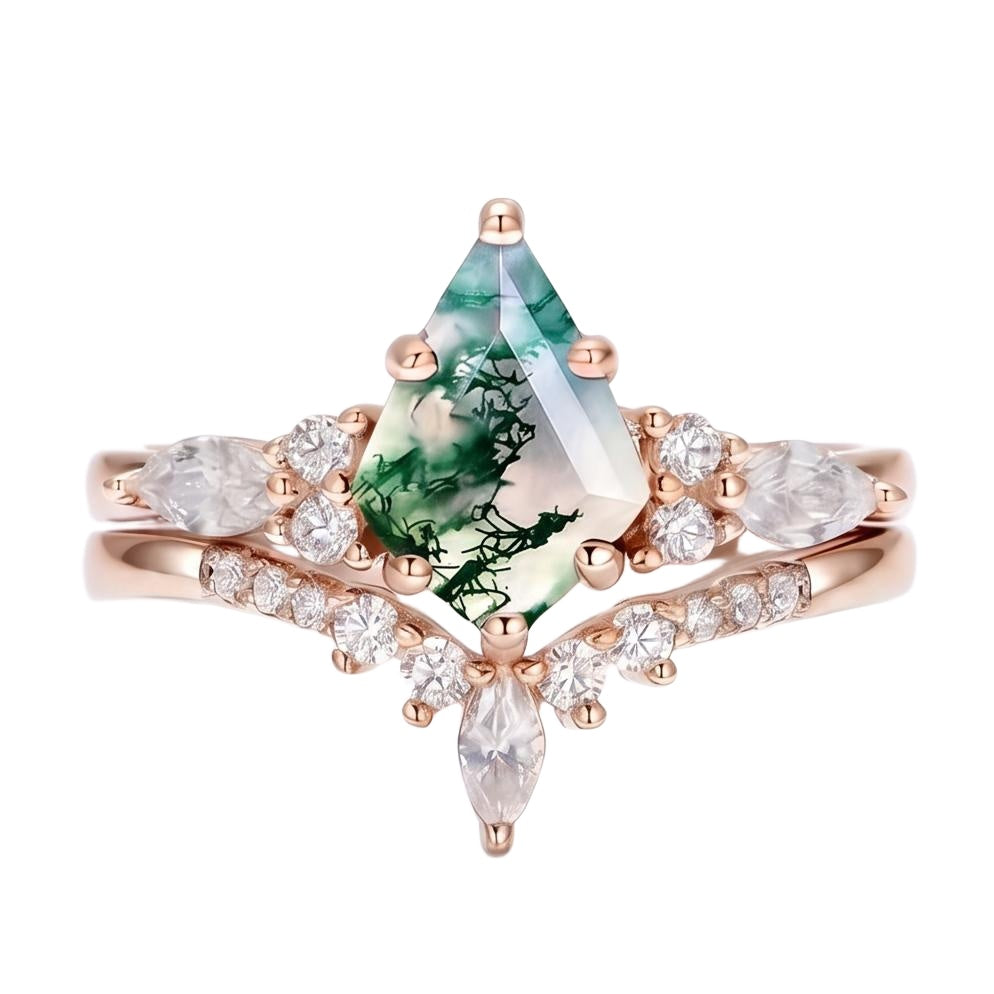 18K Rose Gold Plated, 10K Solid Rose Gold