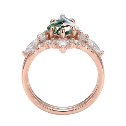 18K Rose Gold Plated, 10K Solid Rose Gold