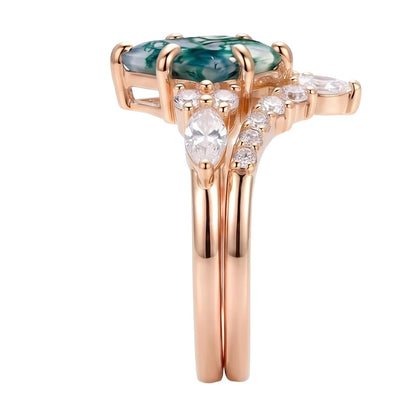 18K Rose Gold Plated, 10K Solid Rose Gold
