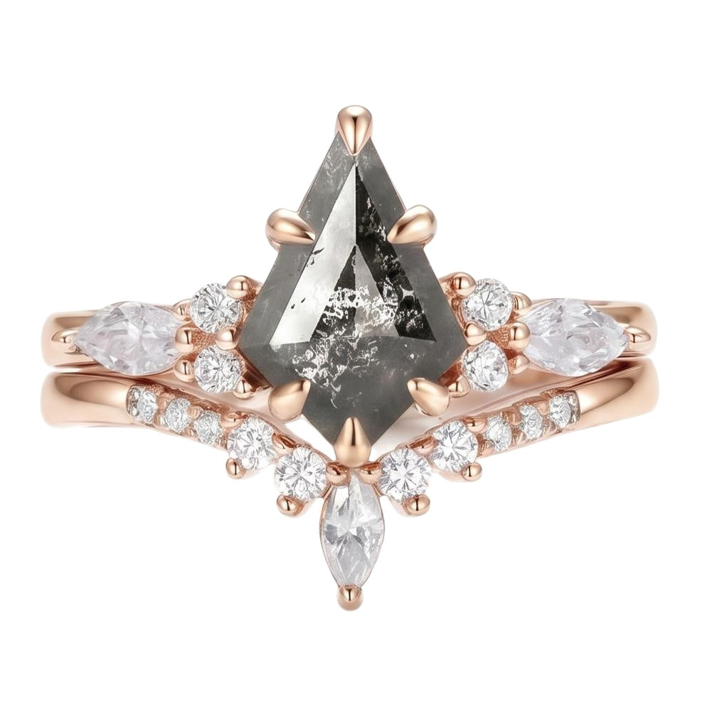18K Rose Gold Plated, 10K Solid Rose Gold