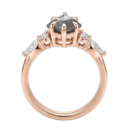 18K Rose Gold Plated, 10K Solid Rose Gold