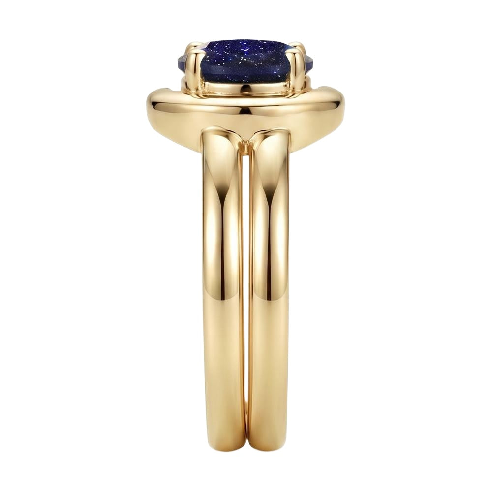 18K Yellow Gold Plated, 10K Solid Yellow Gold