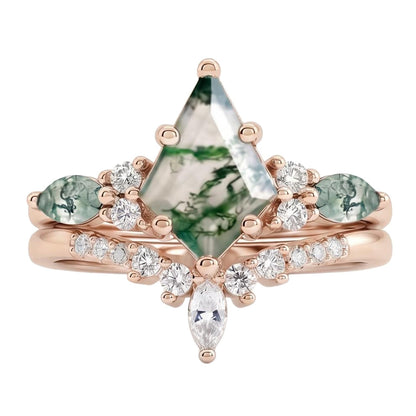 18K Rose Gold Plated, 10K Solid Rose Gold