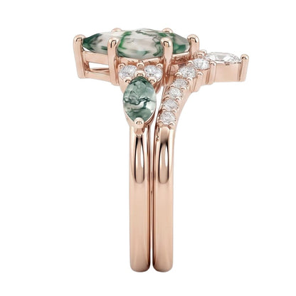 18K Rose Gold Plated, 10K Solid Rose Gold