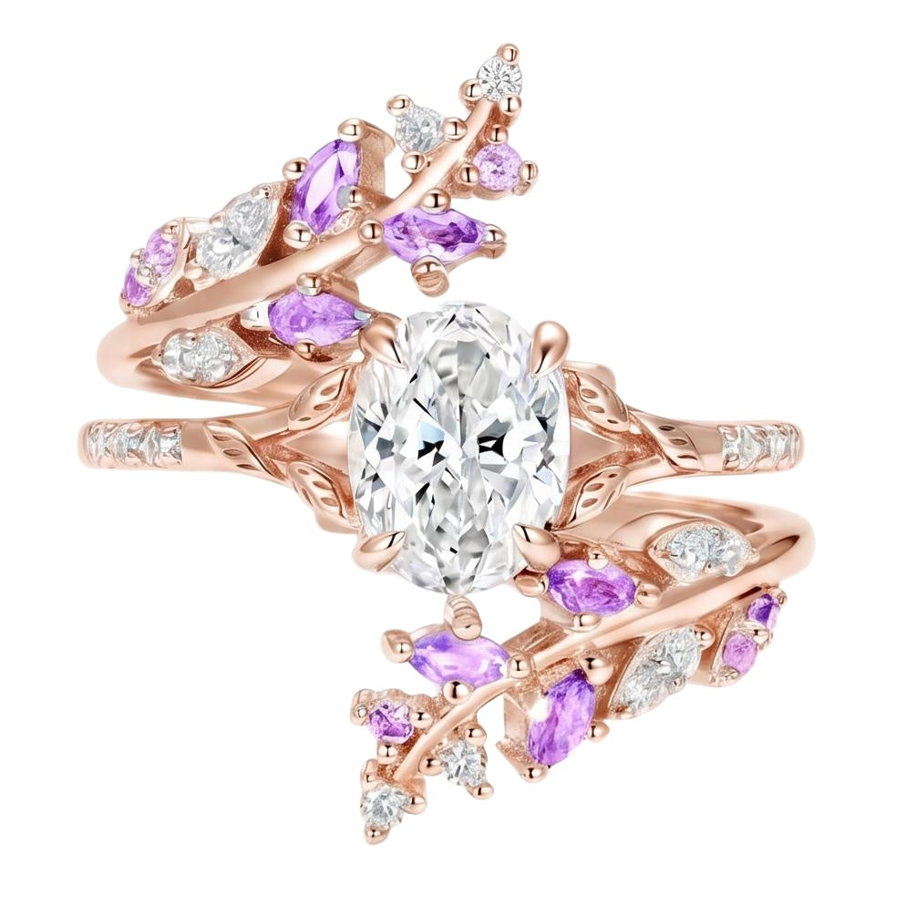 18K Rose Gold Plated, 10K Solid Rose Gold