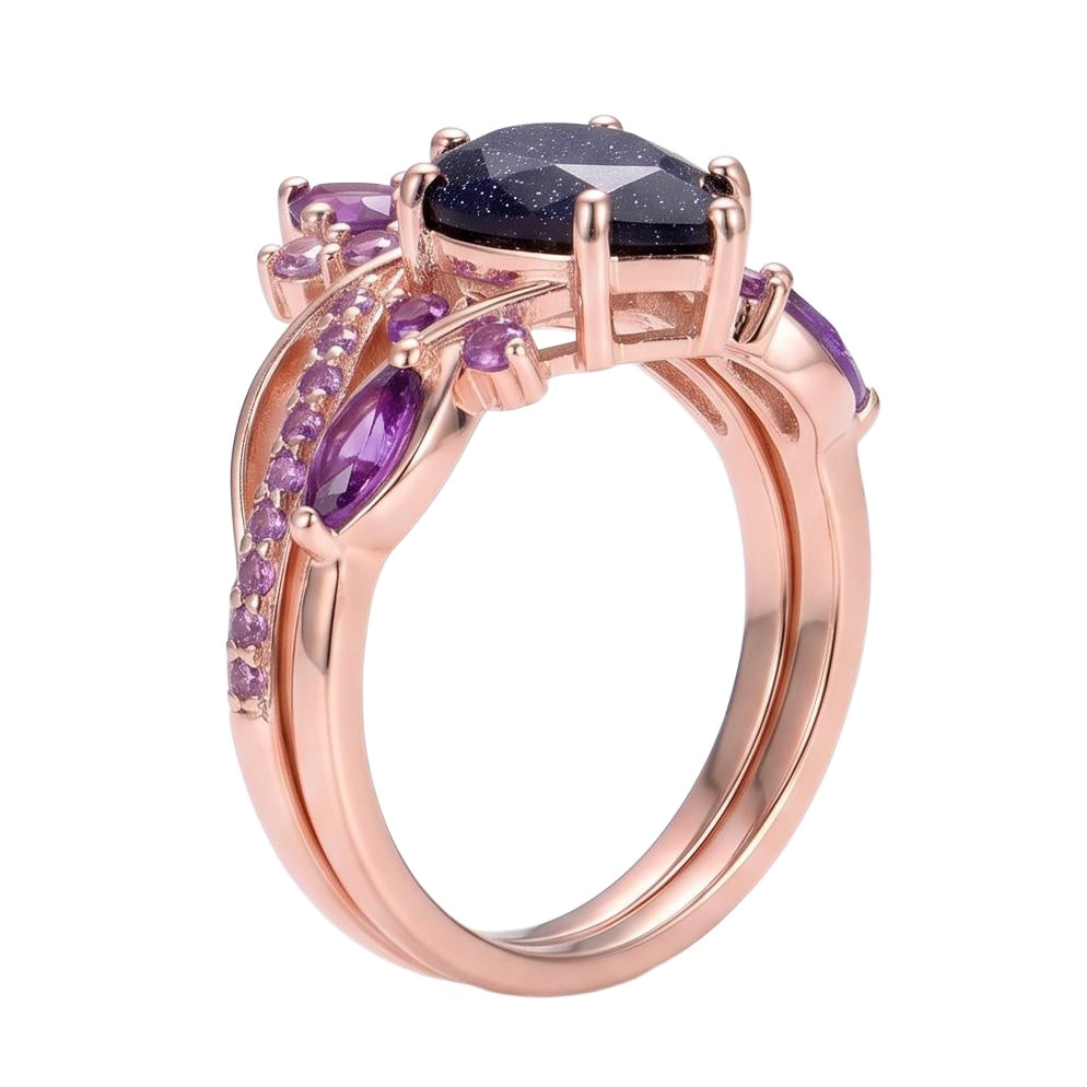 18K Rose Gold Plated, 10K Solid Rose Gold