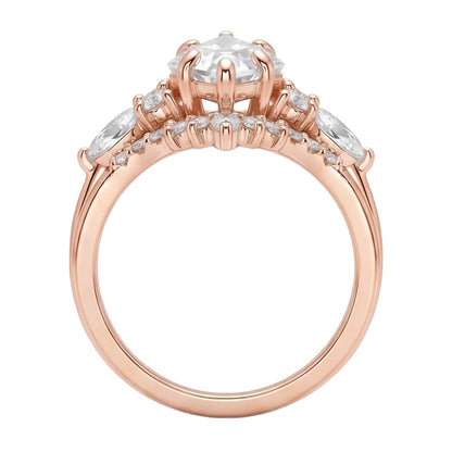 18K Rose Gold Plated, 10K Solid Rose Gold