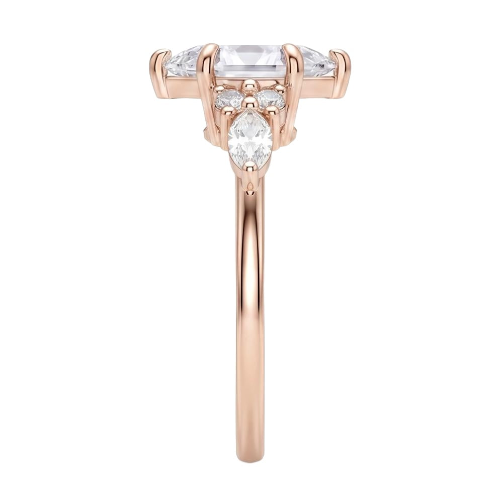 18K Rose Gold Plated, 10K Solid Rose Gold