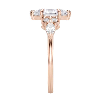 18K Rose Gold Plated, 10K Solid Rose Gold