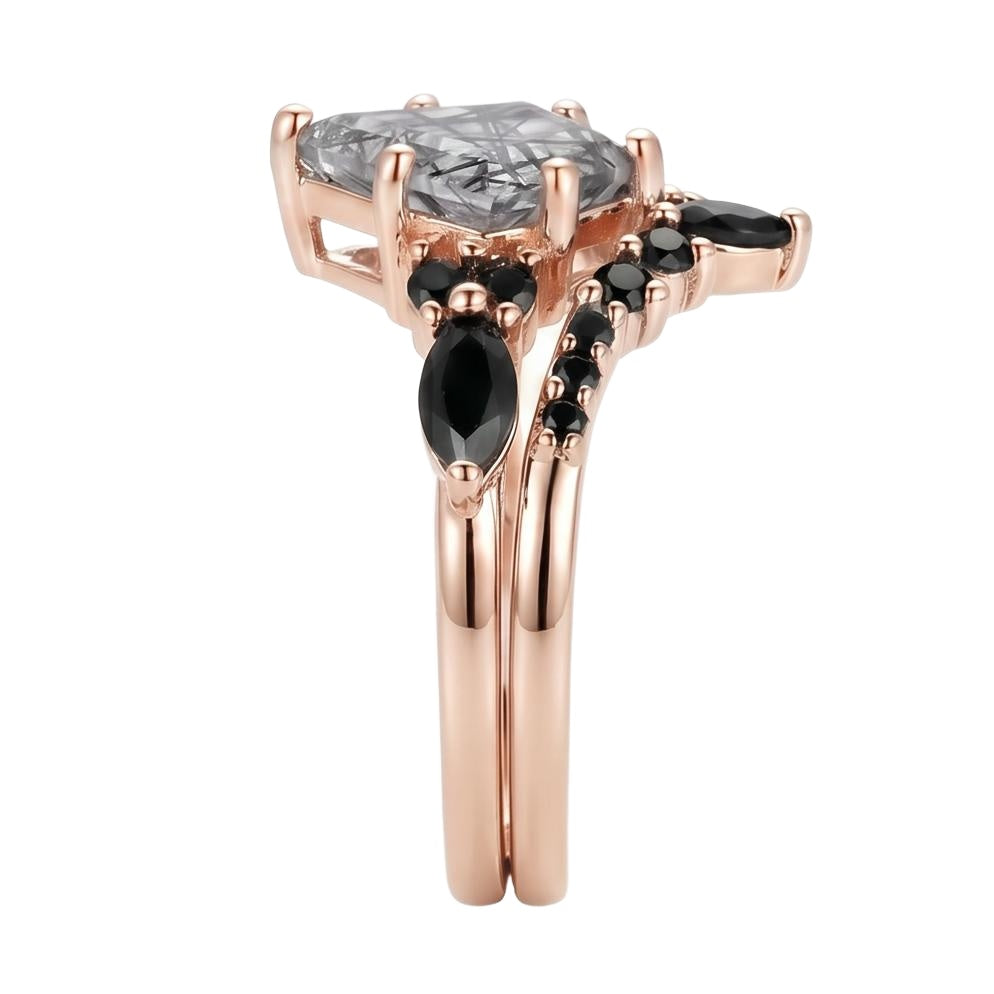 18K Rose Gold Plated, 10K Solid Rose Gold
