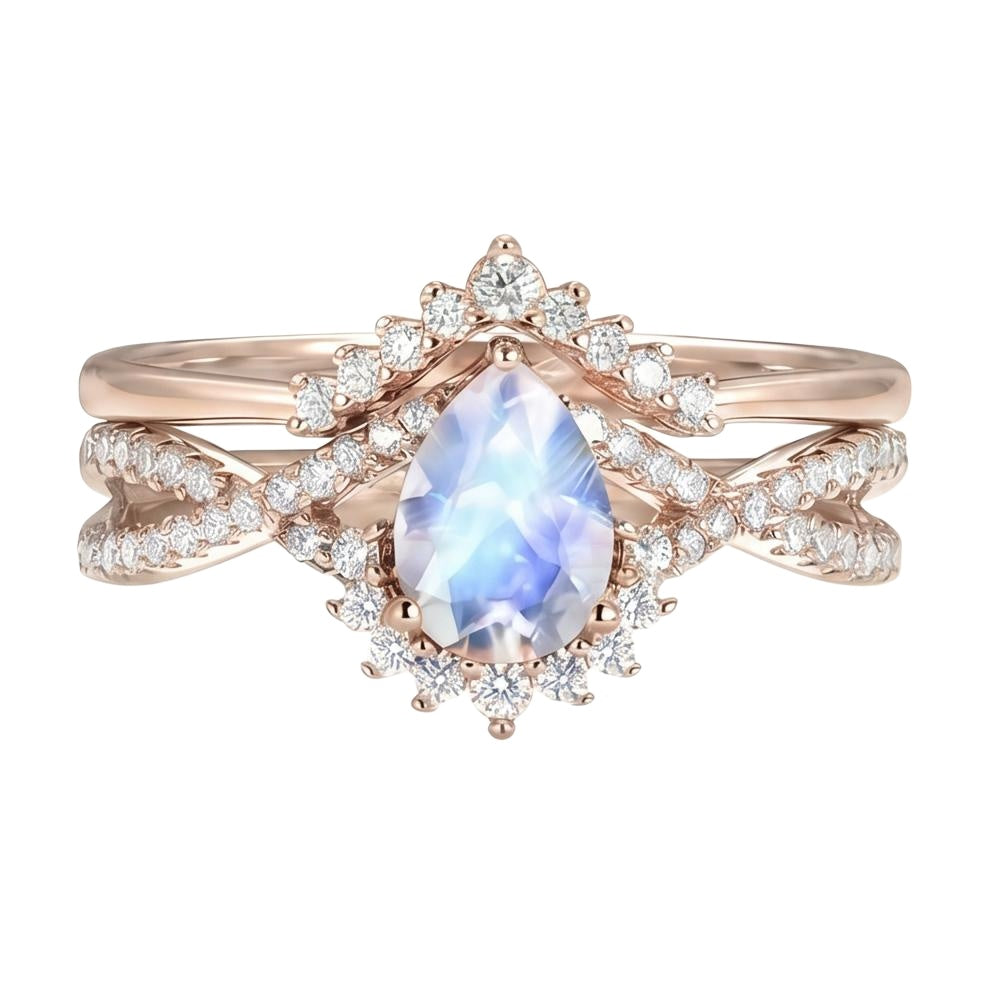 18K Rose Gold Plated, 10K Solid Rose Gold