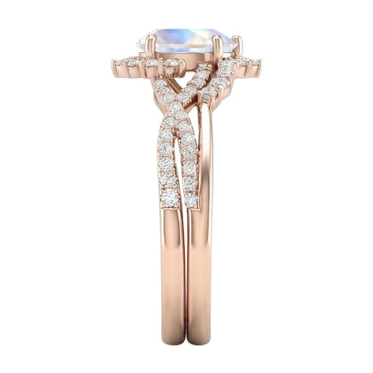 18K Rose Gold Plated, 10K Solid Rose Gold