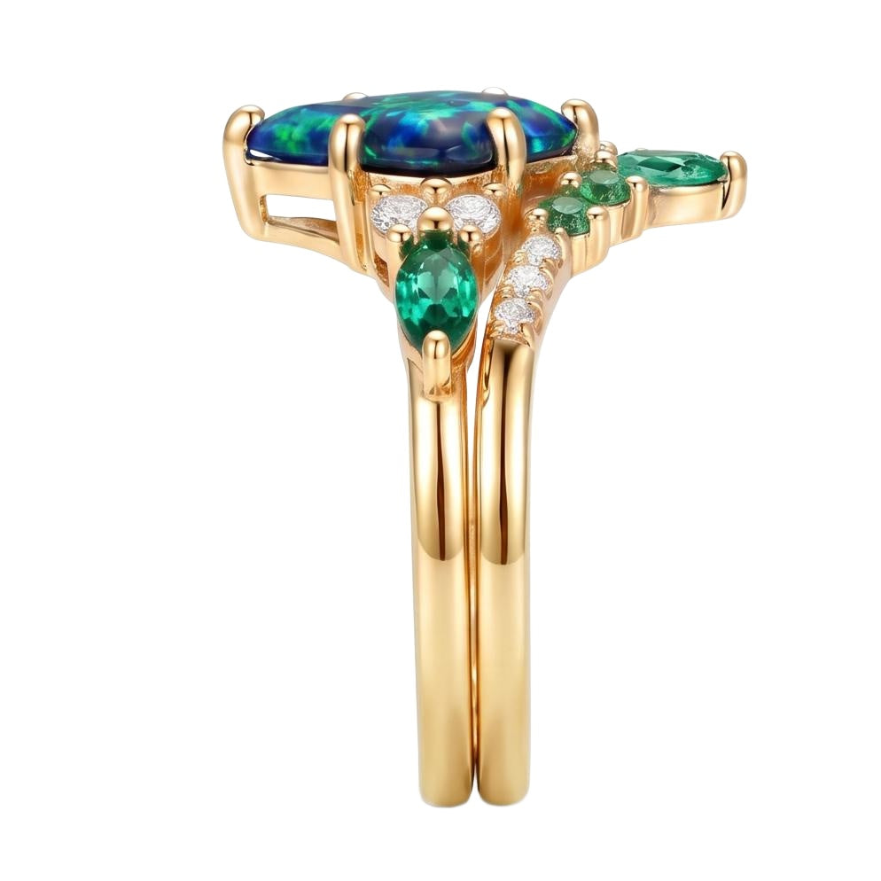18K Yellow Gold Plated, 10K Solid Yellow Gold