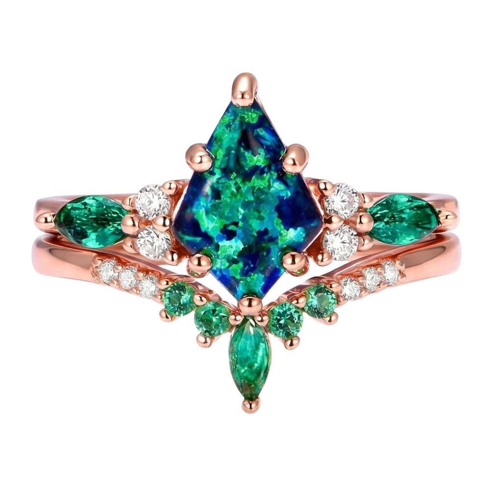 18K Rose Gold Plated, 10K Solid Rose Gold