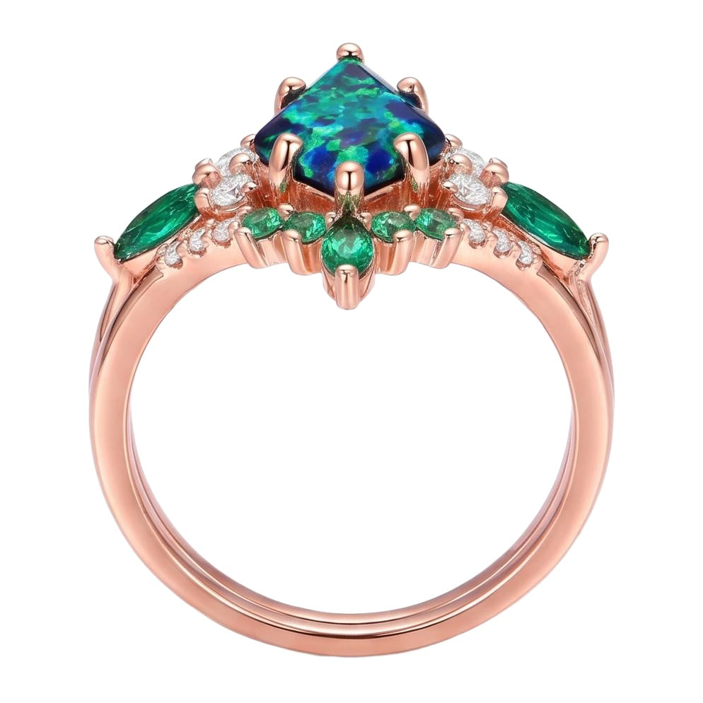 18K Rose Gold Plated, 10K Solid Rose Gold