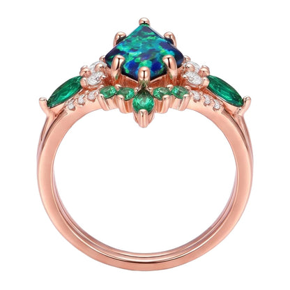 18K Rose Gold Plated, 10K Solid Rose Gold