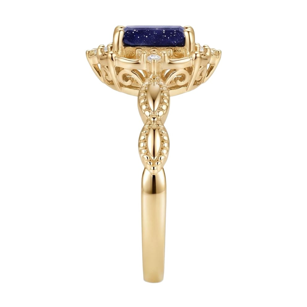 18K Yellow Gold Plated, 10K Solid Yellow Gold