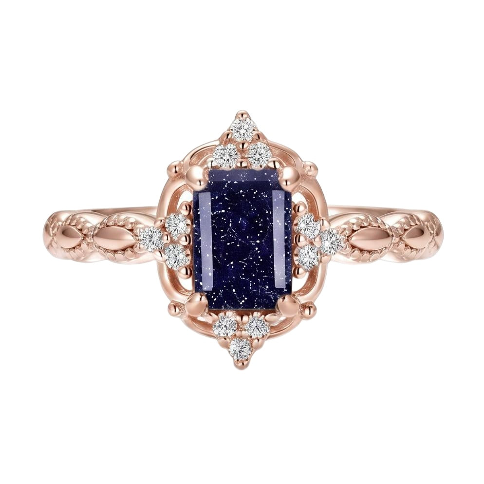 18K Rose Gold Plated, 10K Solid Rose Gold