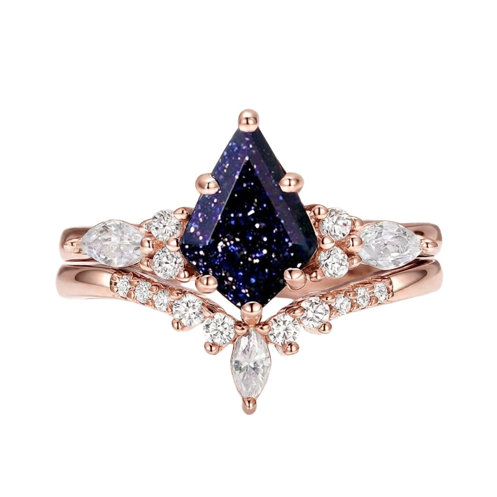 18K Rose Gold Plated, 10K Solid Rose Gold