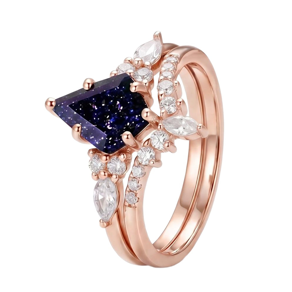 18K Rose Gold Plated, 10K Solid Rose Gold