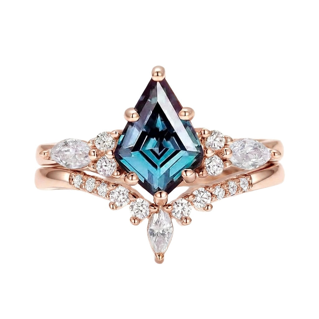 18K Rose Gold Plated, 10K Solid Rose Gold