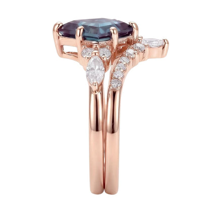 18K Rose Gold Plated, 10K Solid Rose Gold