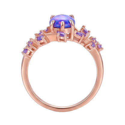 18K Rose Gold Plated, 10K Solid Rose Gold