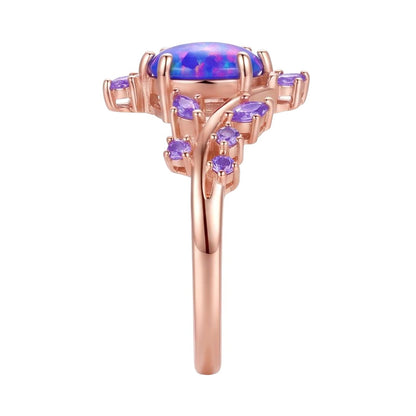 18K Rose Gold Plated, 10K Solid Rose Gold
