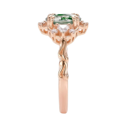 18K Rose Gold Plated, 10K Solid Rose Gold