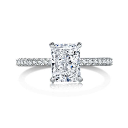 Celendrisa 2 Carat Radiant Solitaire Moissanite Ring