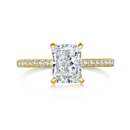 Celendrisa 2 Carat Radiant Solitaire Moissanite Ring