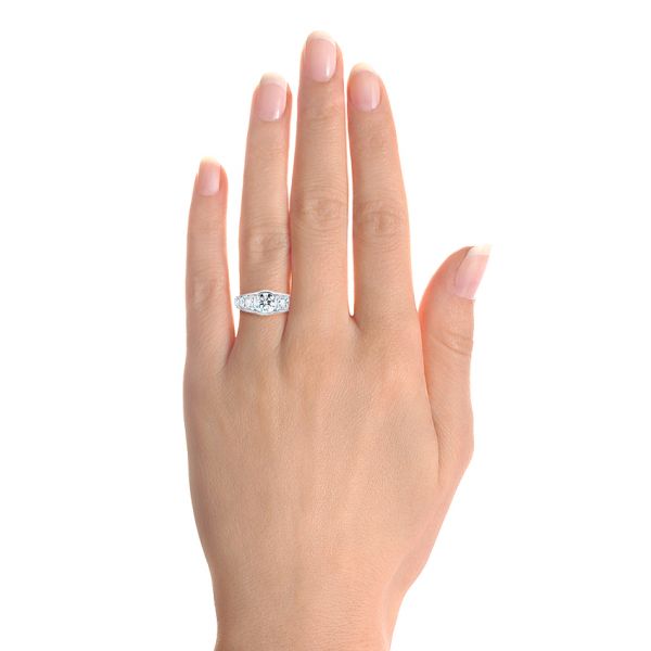 Gildariel 3 Carat Round Brilliant Half Eternity Moissanite Band