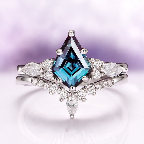 Miravyn 1.6 Carat Kite Stackable Moissanite Ring