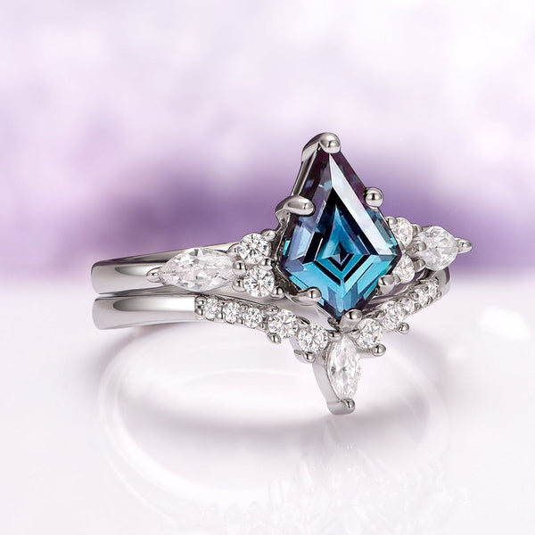 Miravyn 1.6 Carat Kite Stackable Moissanite Ring
