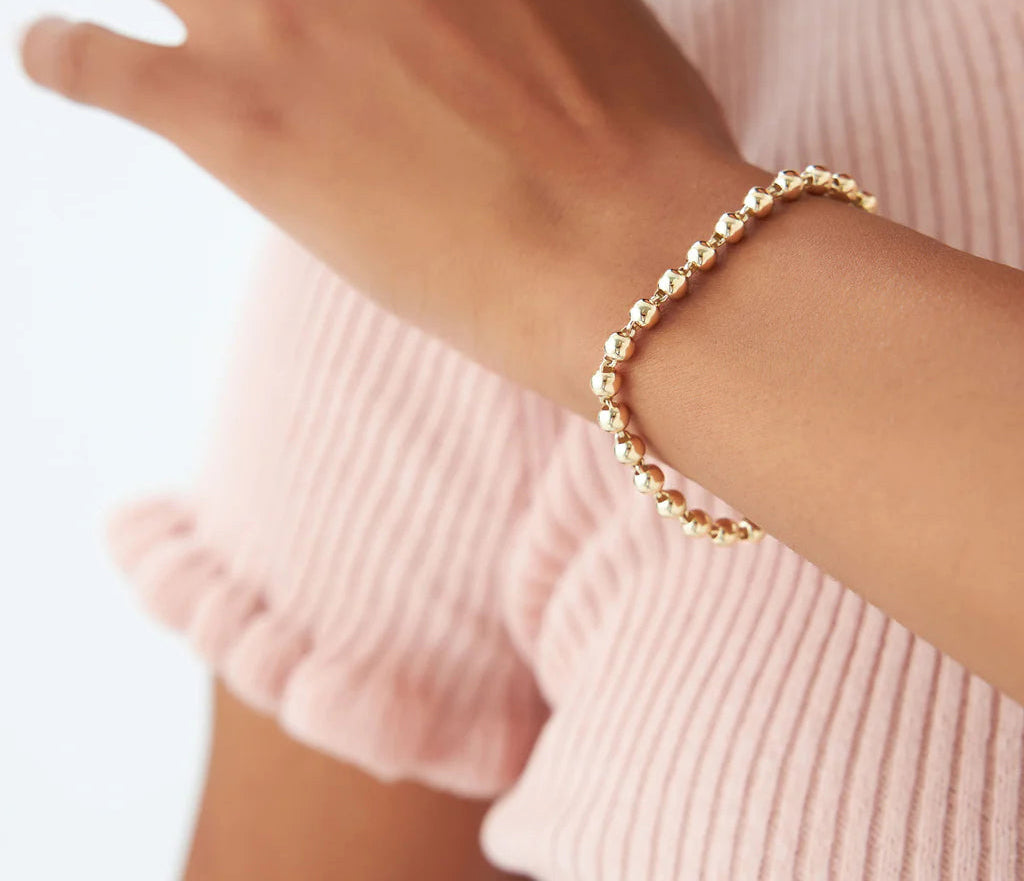 Trendy 18k Gold Geometric Bracelets for Women | High-quality 18k Gold, Charm Bracelets | Elegant Women's Jewelry