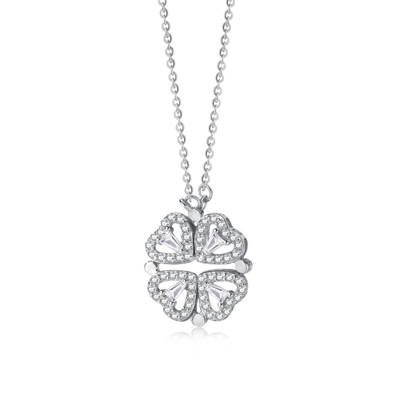 Luminwen Round Moissanite Pendant Necklace