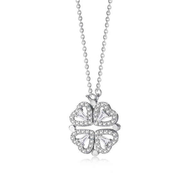 Luminwen Round Moissanite Pendant Necklace