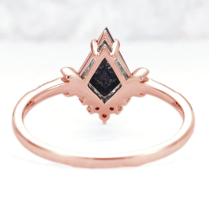 Brinawen 1.4 Carat Kite Stackable Sandstone Ring Set in 925 Silver