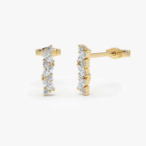 Piailvia 0.5 Carat Moissanite Earrings
