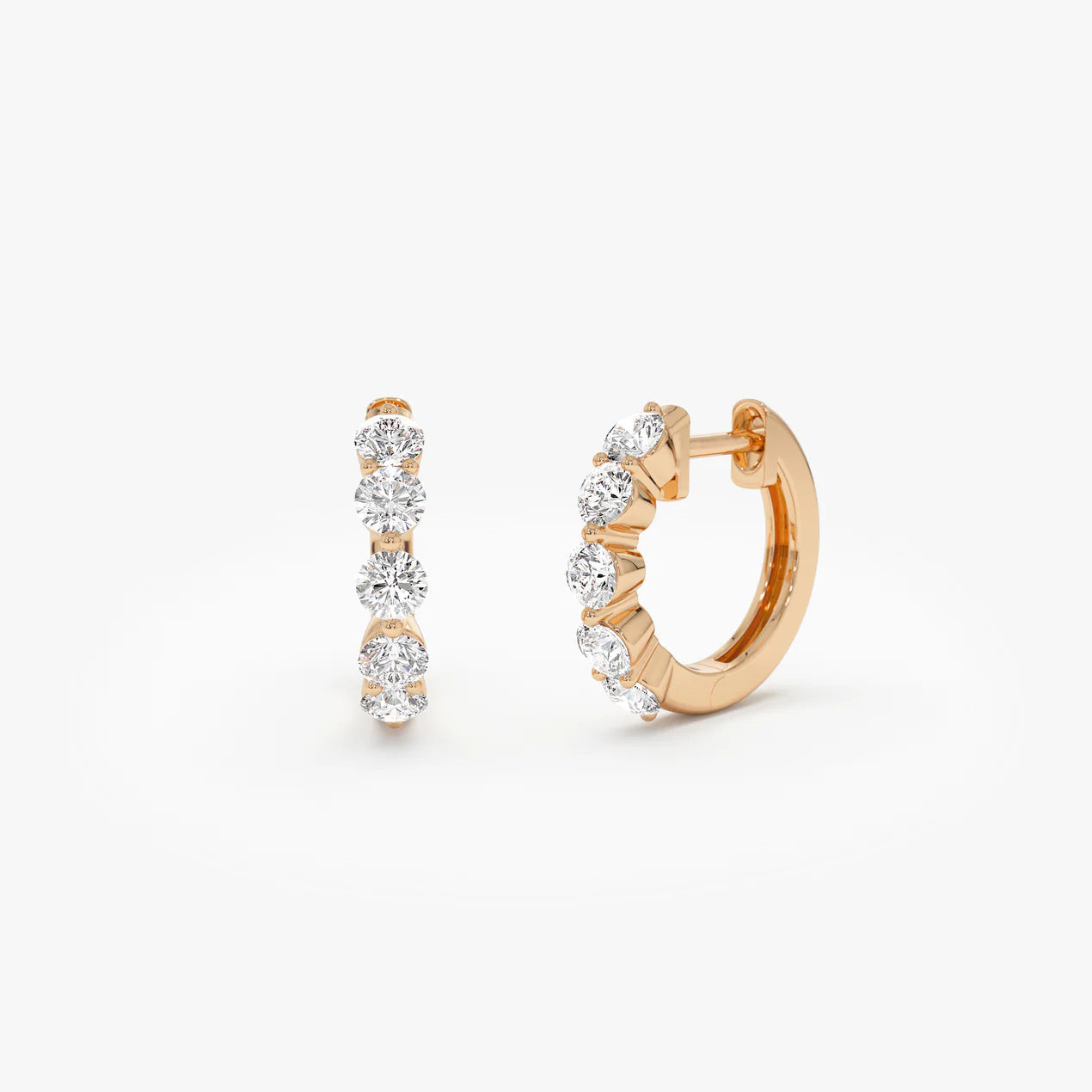 Viraoeva 0.8 Carat Moissanite Earrings