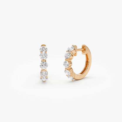 Viraoeva 0.8 Carat Moissanite Earrings