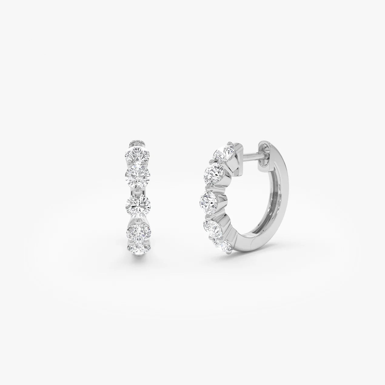 Viraoeva 0.8 Carat Moissanite Earrings