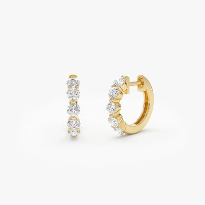 Viraoeva 0.8 Carat Moissanite Earrings